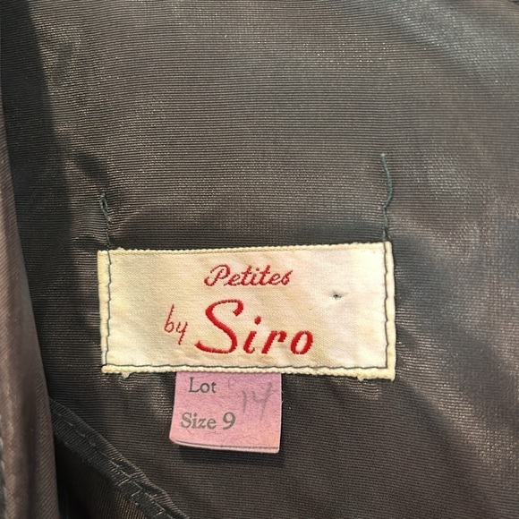 Vintage Siro 60s-70s Velvet upper bold floral mod midi dress women’s size medium - Picture 7 of 9